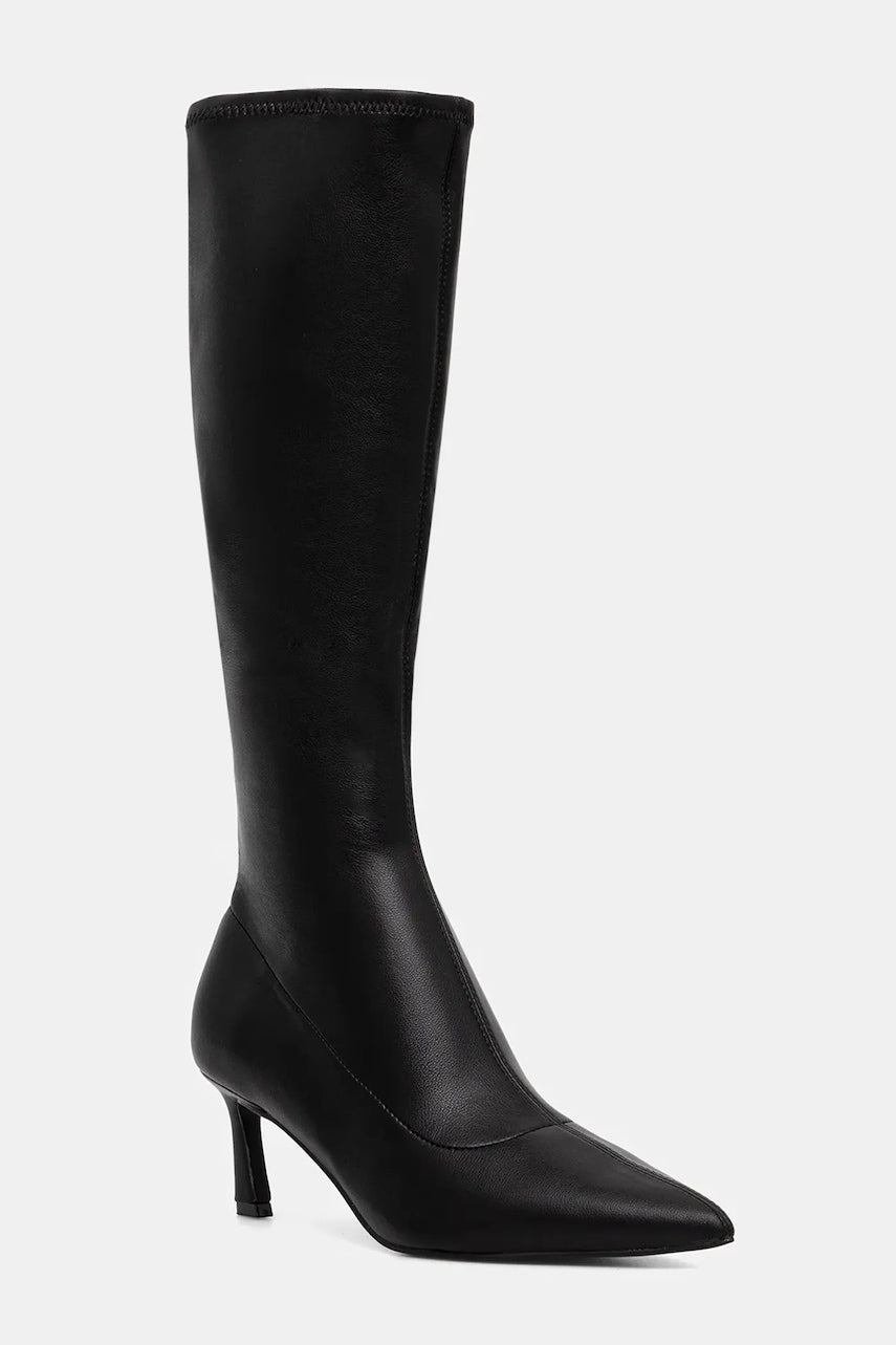 Čizme Steve Madden Leisured boja: crna, s tankom potpeticom, 11003500