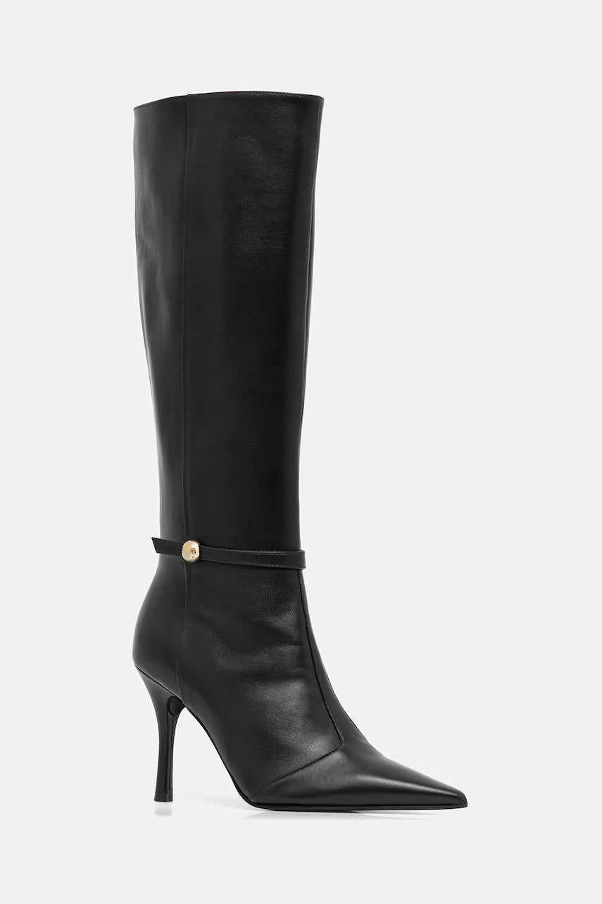 Kožne čizme Furla Sfera boja: crna, s tankom potpeticom, YK03SFE X30000 O6000