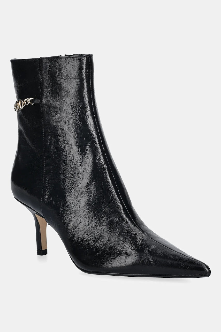 Kožne gležnjače Steve Madden Auora boja: crna, s tankom potpeticom, 11004959