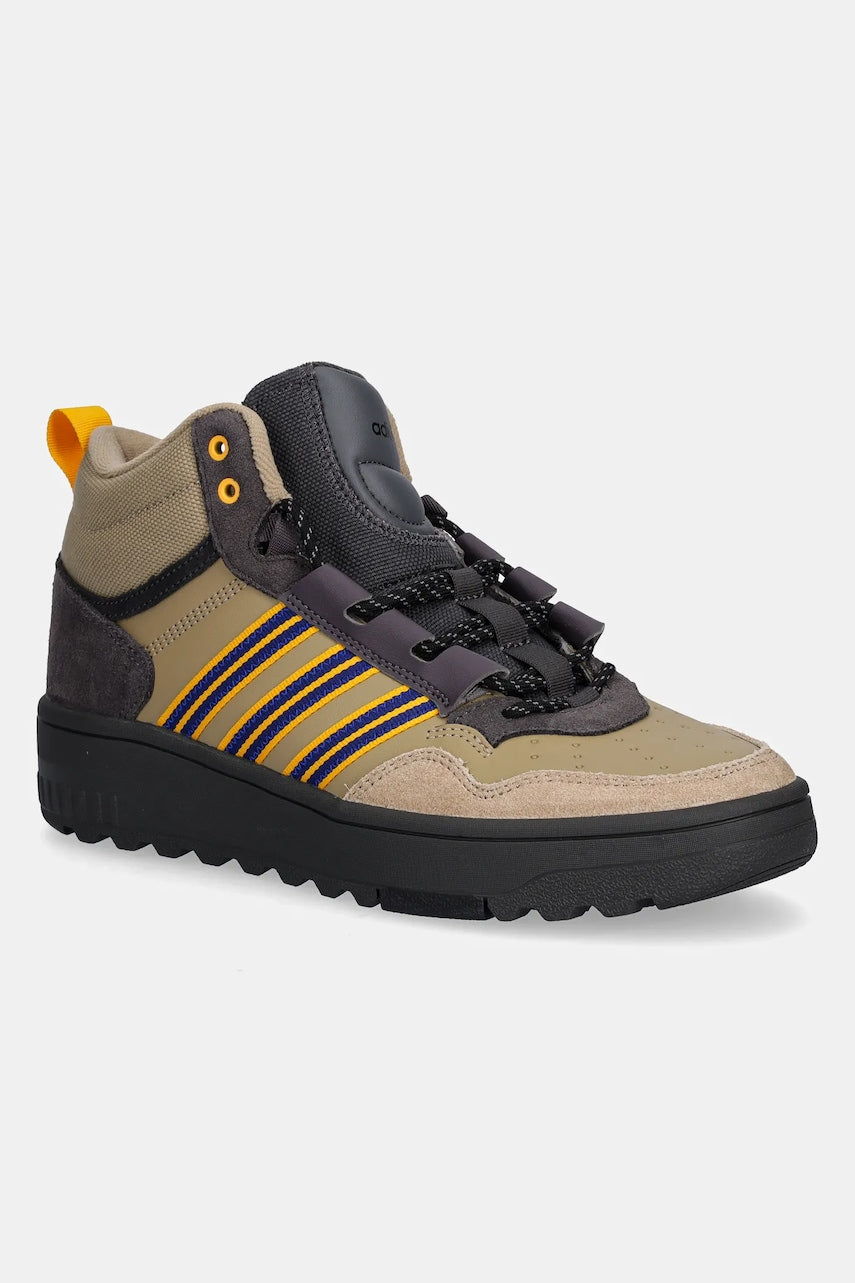 Otroški čevlji adidas Originals HOOPS 4.0 MID WINTERIZED bež barva, JS2033