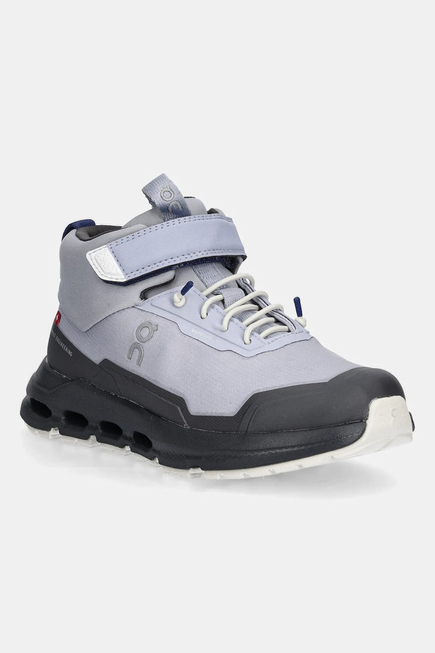 Otroški čevlji On Cloudhero Mid Waterproof vijolična barva, 3KD30013997 Cloudhero Mid Waterproof