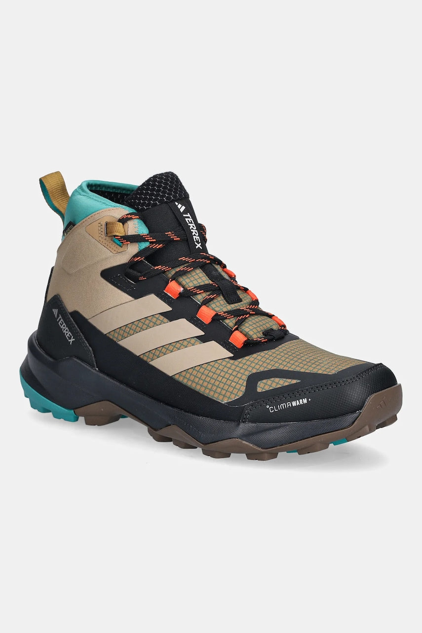 Vanjske cipele adidas TERREX Skychaser AX5 Mid GTX Clima boja: zelena, s toplom podstavom, JH7805