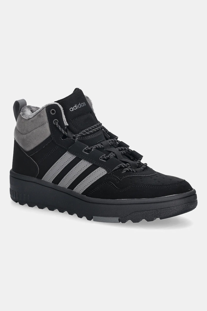 Superge adidas Hoops 4.0 Mid Winterized črna barva, JQ5361