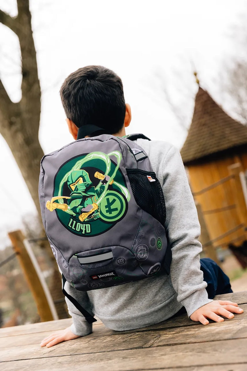 Otroški nahrbtnik Lego NINJAGO siva barva, 10030