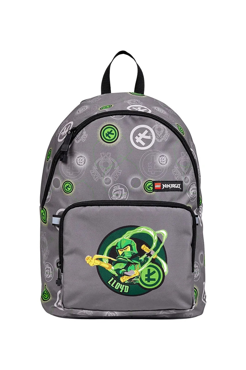 Otroški nahrbtnik Lego NINJAGO siva barva, 20266