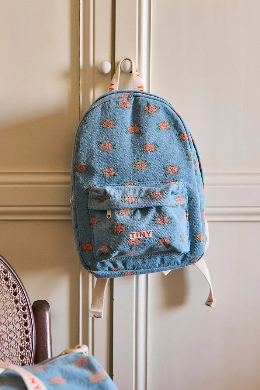 Dječji ruksak Tinycottons CAMELIAS BACKPACK mali, s uzorkom, AW25-543