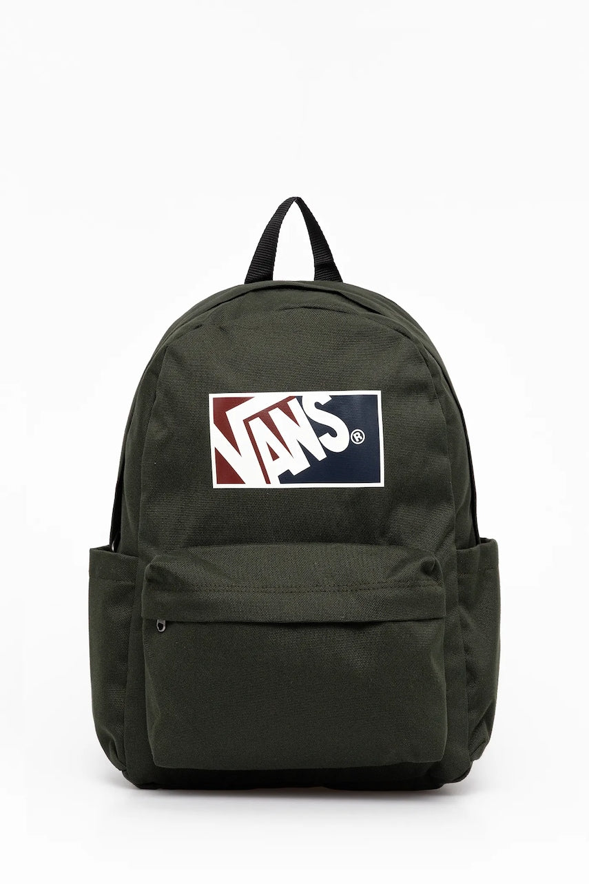 Dječji ruksak Vans Old Skool Grom Backpack boja: zelena, veliki, s tiskom, VN000H56EMU1