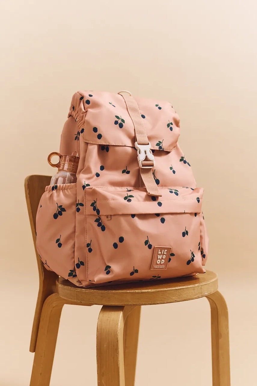 Dječji ruksak Liewood Johnny School Backpack boja: narančasta, veliki, s uzorkom, LW20089