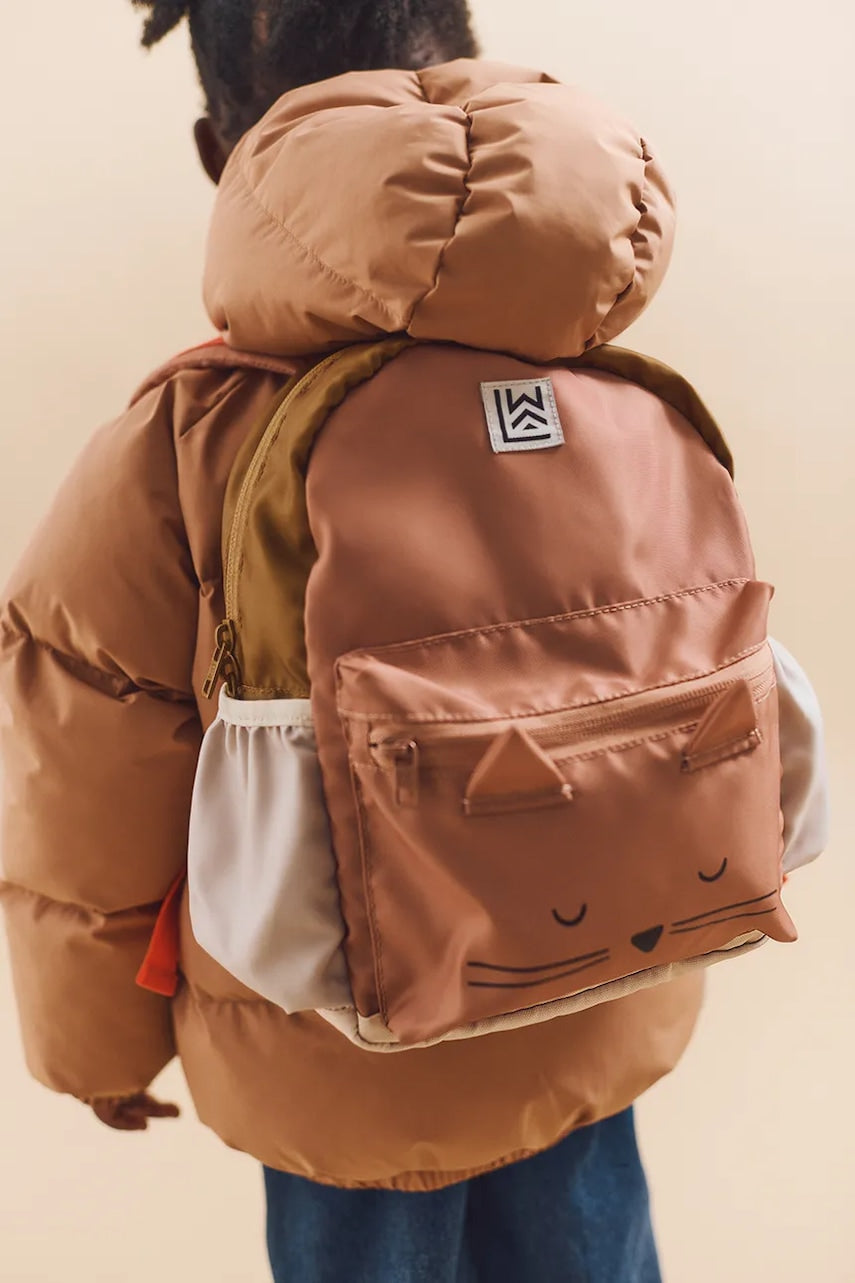Dječji ruksak Liewood Andreas Cat Backpack boja: narančasta, mali, s uzorkom, LW20369