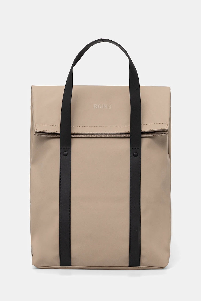 Ruksak Rains 12940 2 Way Tote Backpack boja: bež, veliki, bez uzorka, 12940