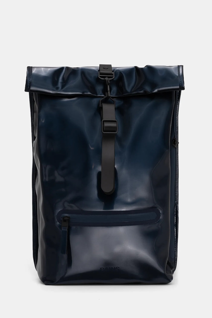 Ruksak Rains 13320 Rolltop Rucksack boja: tamno plava, veliki, bez uzorka, 13320