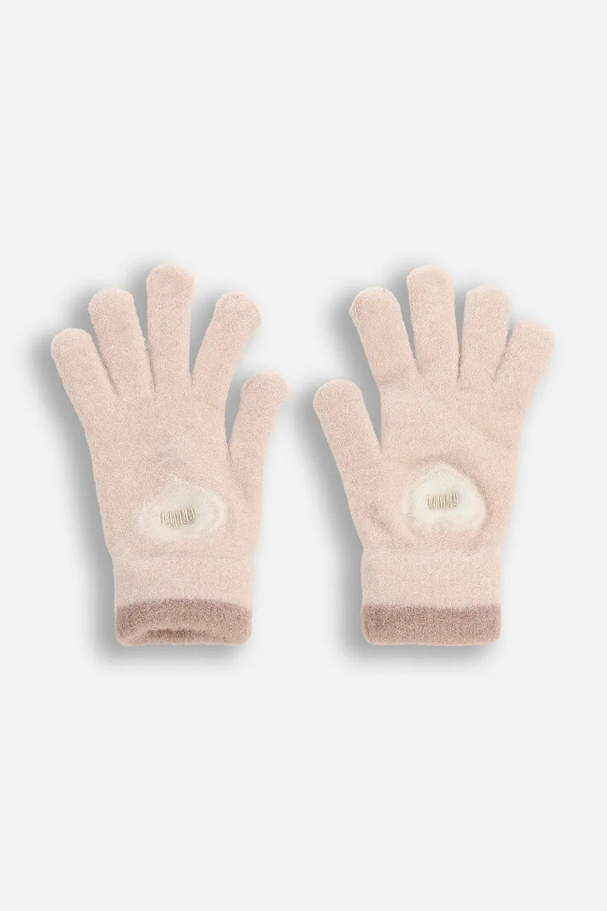 Otroške rokavice Coccodrillo bež barva, ACCESSORIES WINTER GIRL