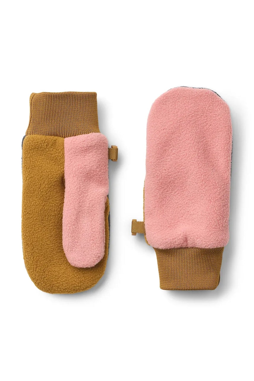 Rokavice Liewood Solar Fleece Gloves roza barva, LW20200