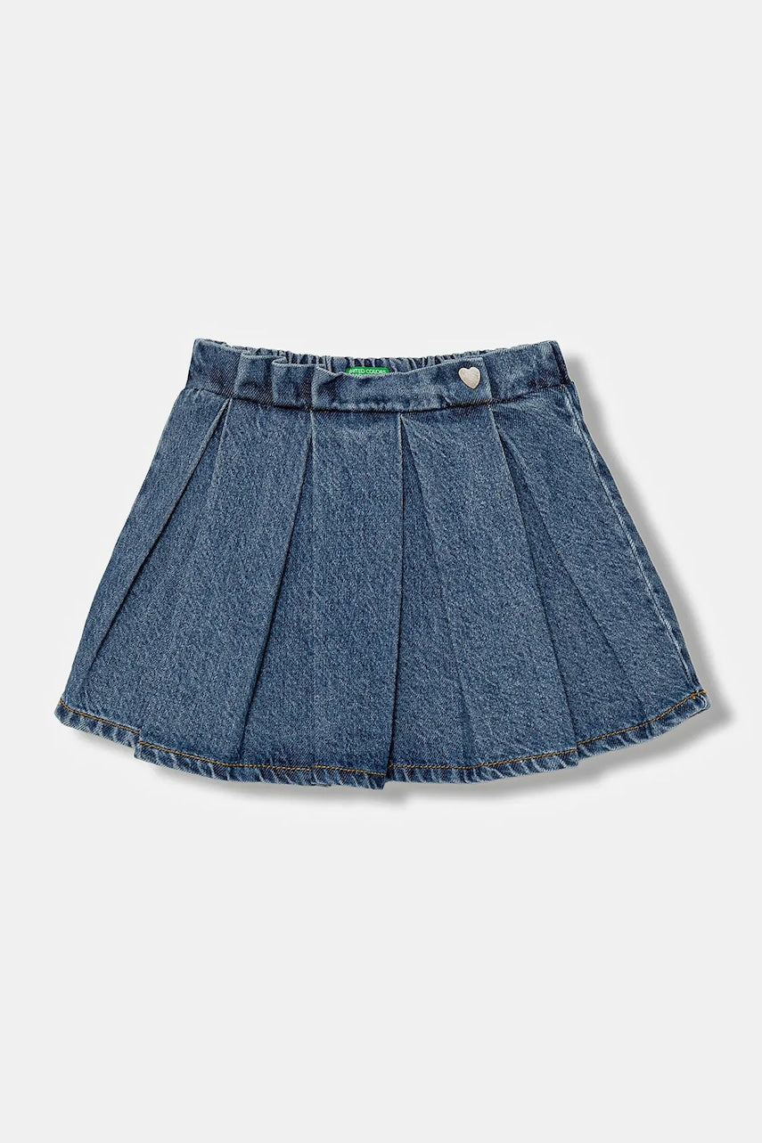 Otroško krilo iz jeansa United Colors of Benetton 488PG0018