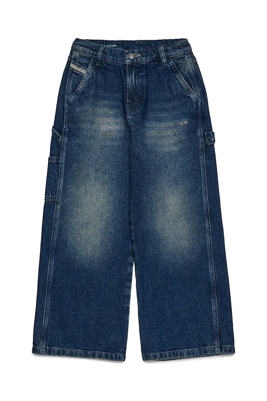 Otroške kavbojke Diesel D-ARGJX-WORK-J TROUSERS J02349