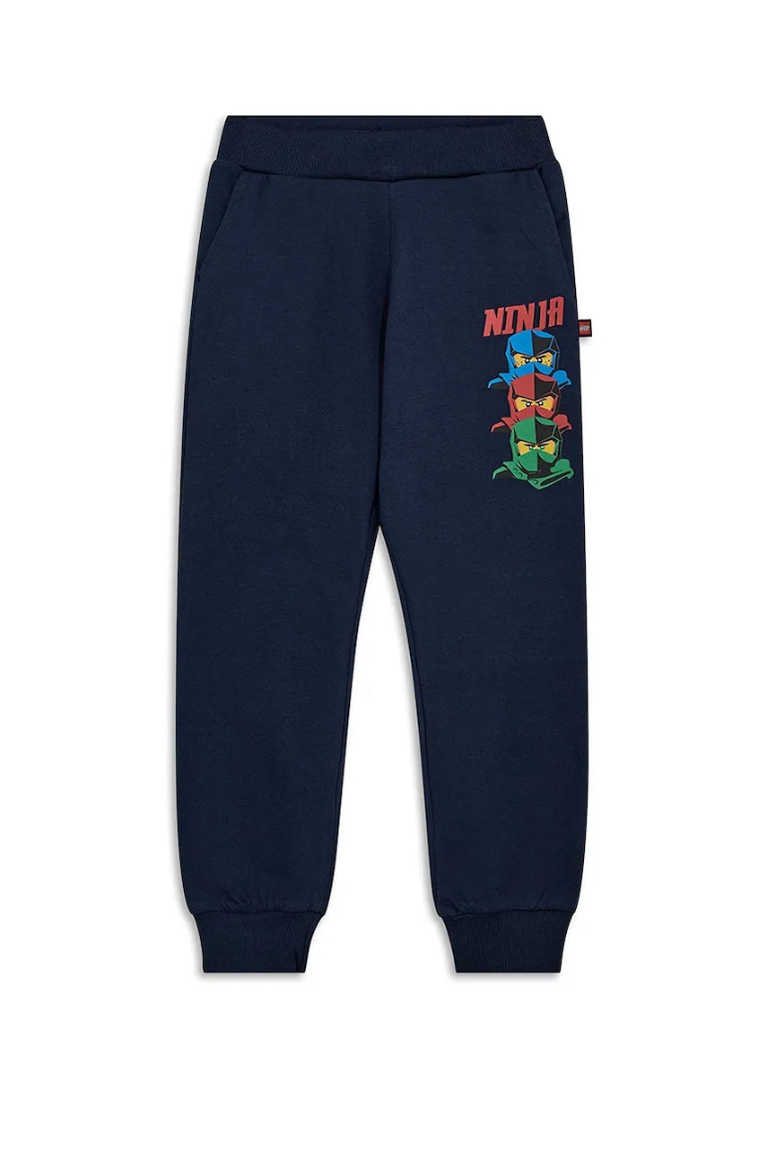 Otroška bombažna trenirka Lego LWPASI 700 mornarsko modra barva, 11010946