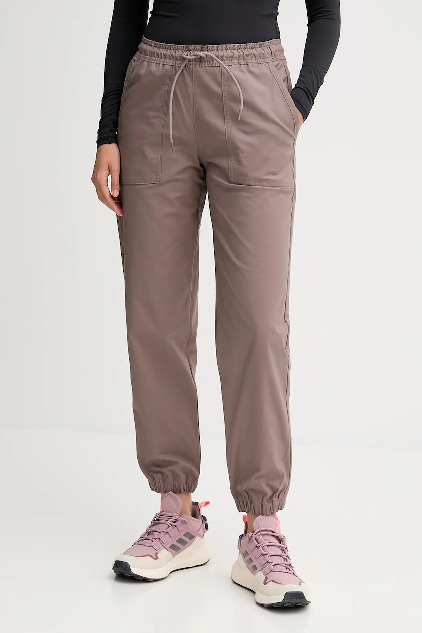 Hlače Columbia ROC Ripstop rjava barva, 2135771