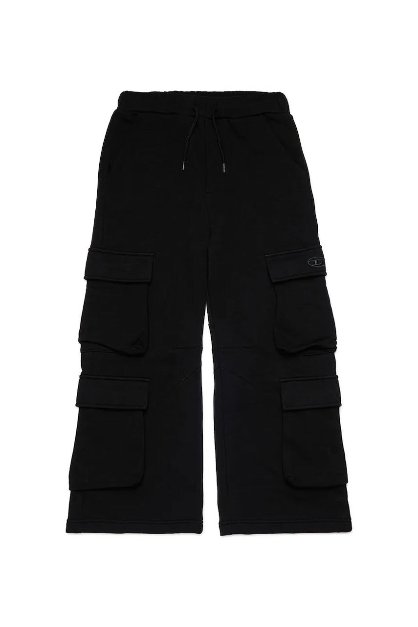 Hlače Diesel PASDIR TROUSERS črna barva, J02411