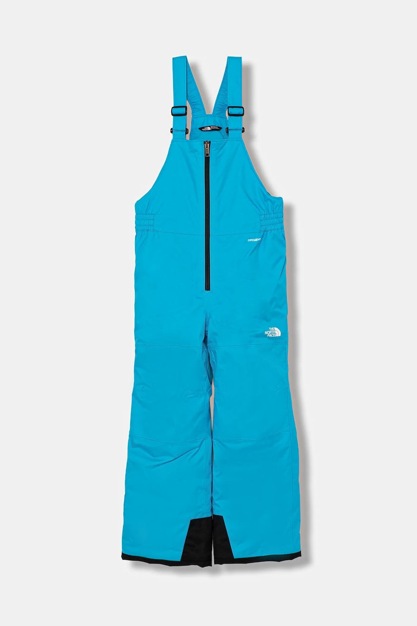 Dječje zimske sportske hlače The North Face KID FREEDOM INSULATED BIB boja: tirkizna, NF0A88VMD7R1