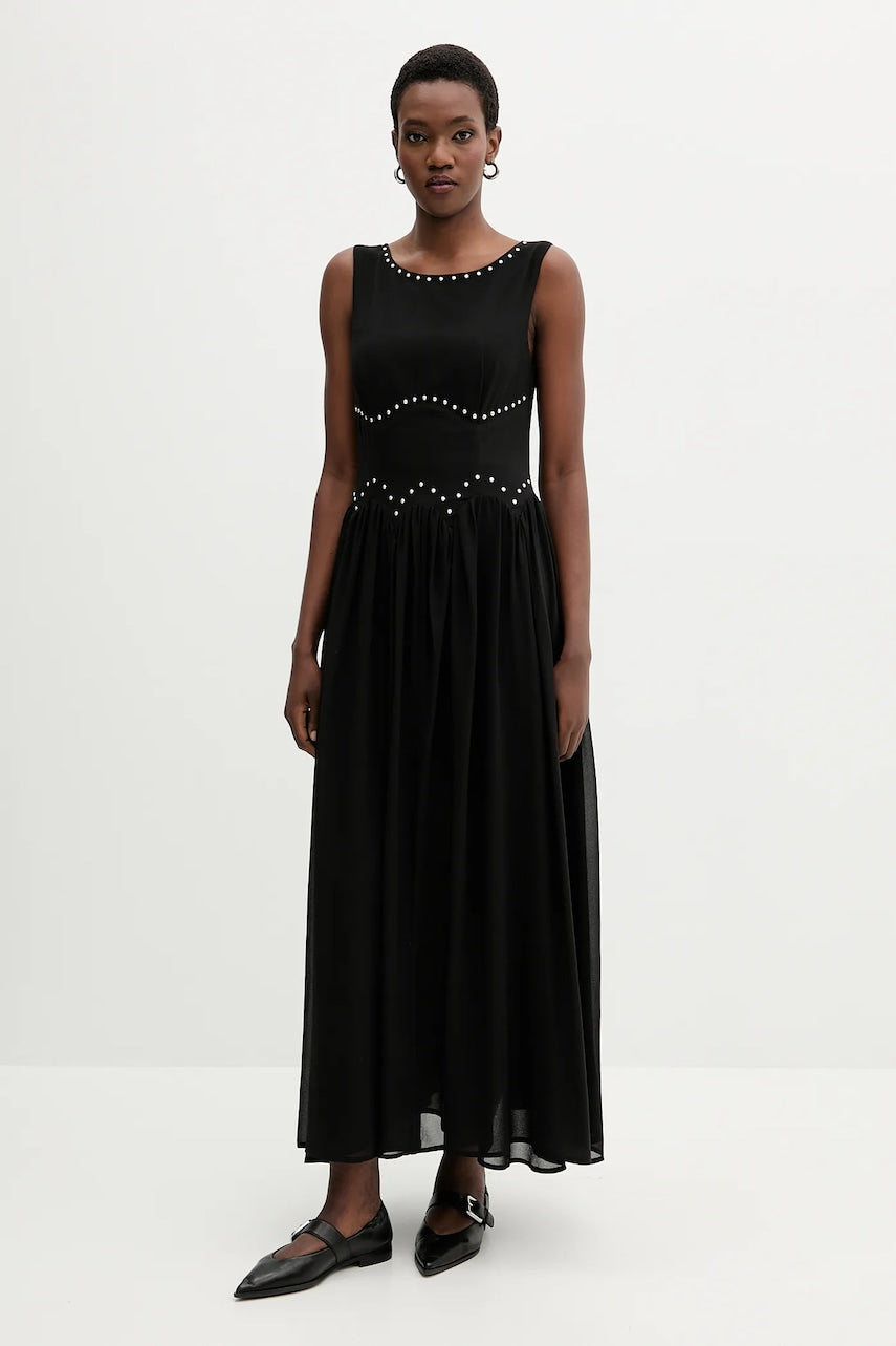 Obleka Never Fully Dressed črna barva, NFDDR2813