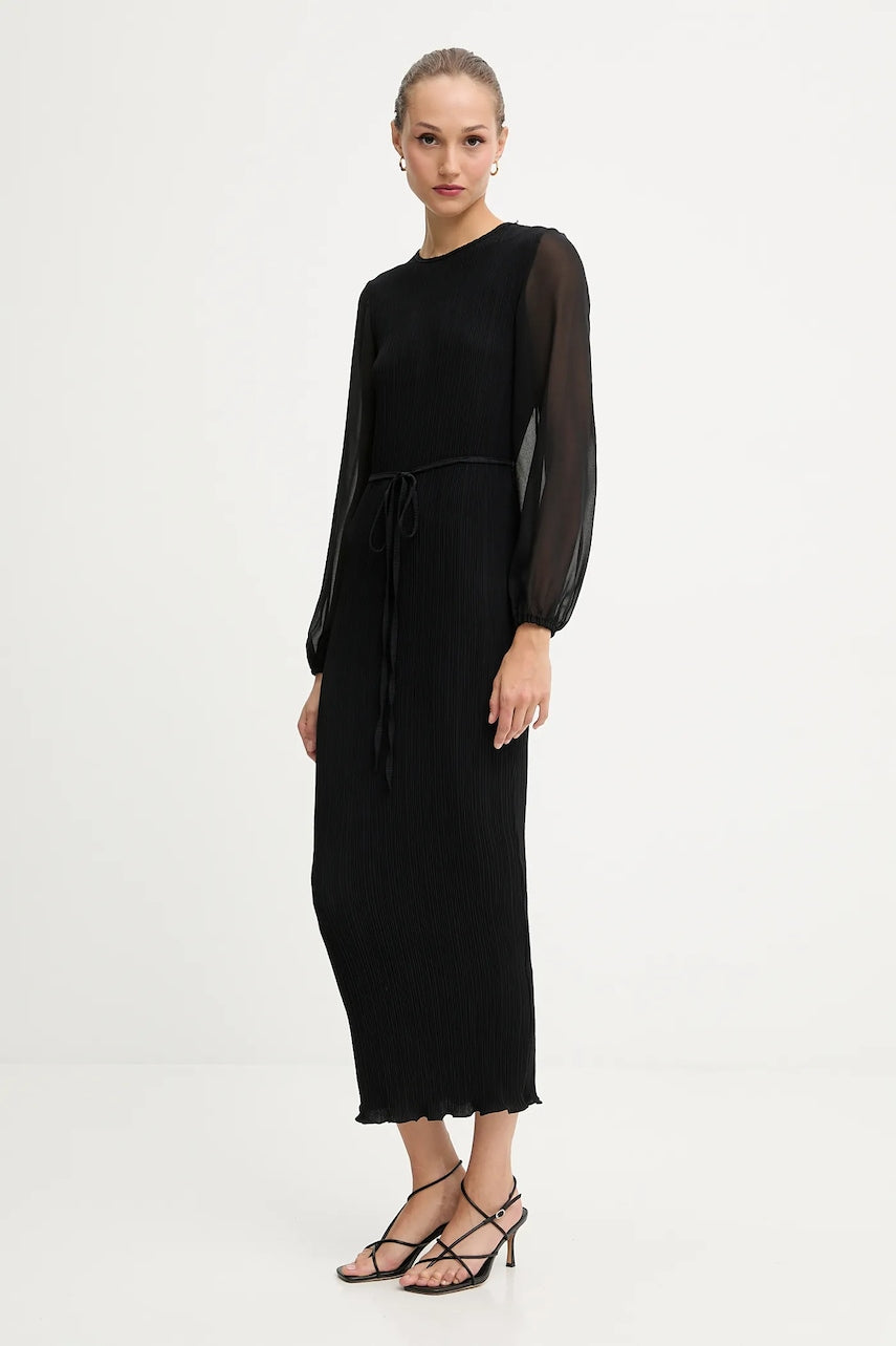 Haljina Never Fully Dressed boja: crna, maxi, ravna, NFDDR2980