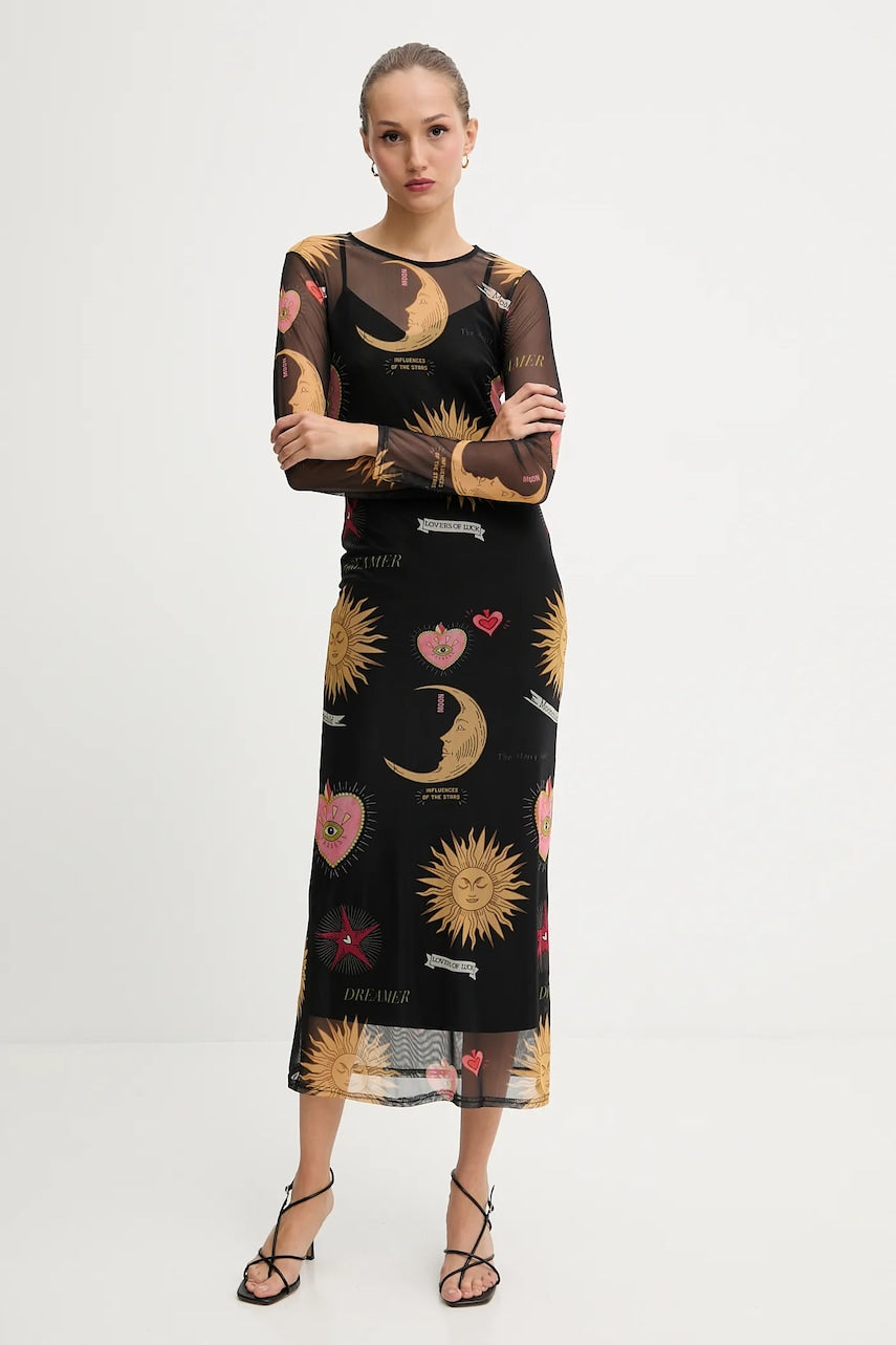 Obleka Never Fully Dressed črna barva, NFDDR1801