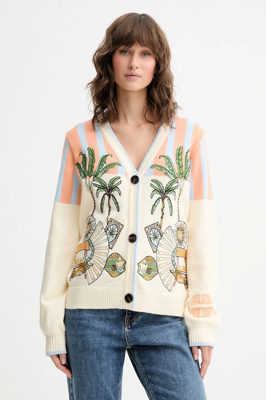 Jopica Never Fully Dressed Isla ženska, bež barva, NFDKN667