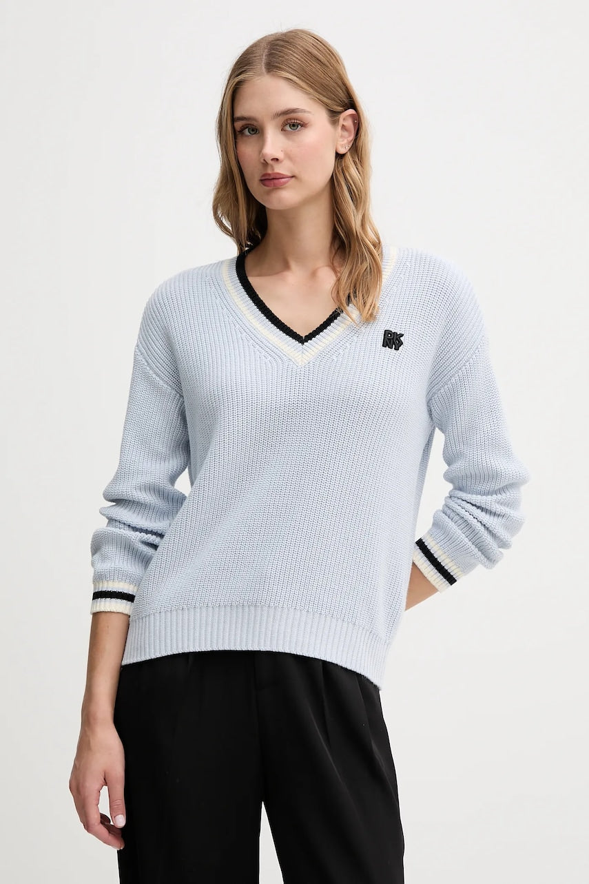 Pamučni pulover Dkny tople, DJ5R0730