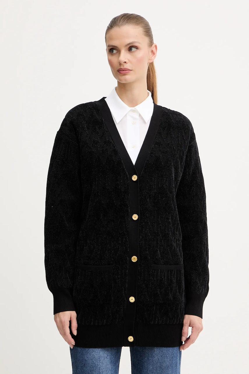 Kardigan Marciano Guess ADELE boja: crna, tople, 5BGR04 5661Z