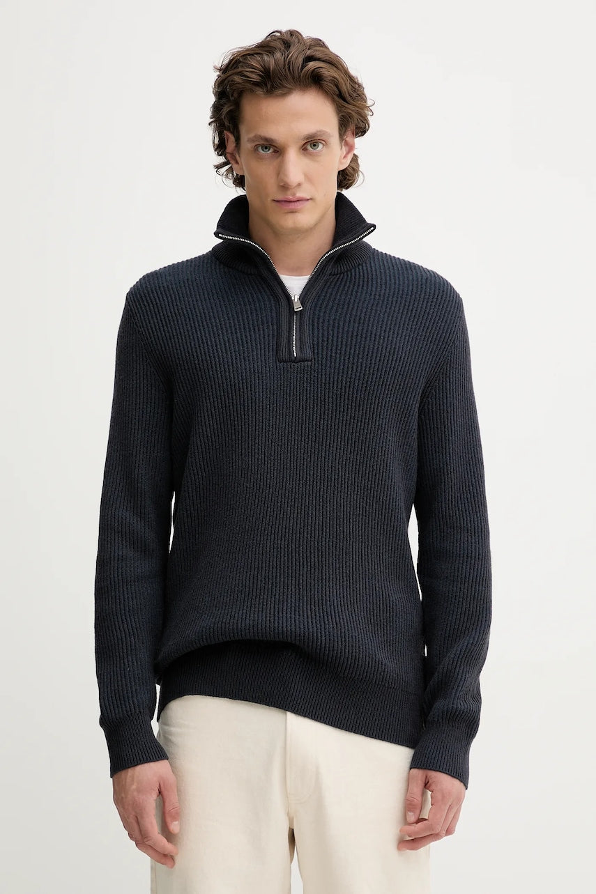 Pulover s dodatkom vune Marc O'Polo boja: tamno plava, tople, 529507960118