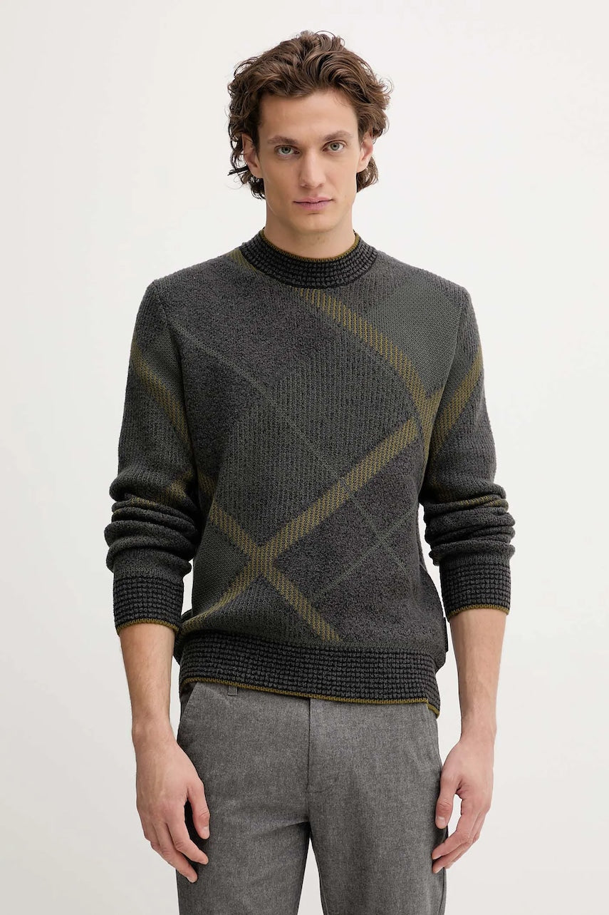 Pulover s dodatkom vune Marc O'Polo boja: siva, tople, 529509860122