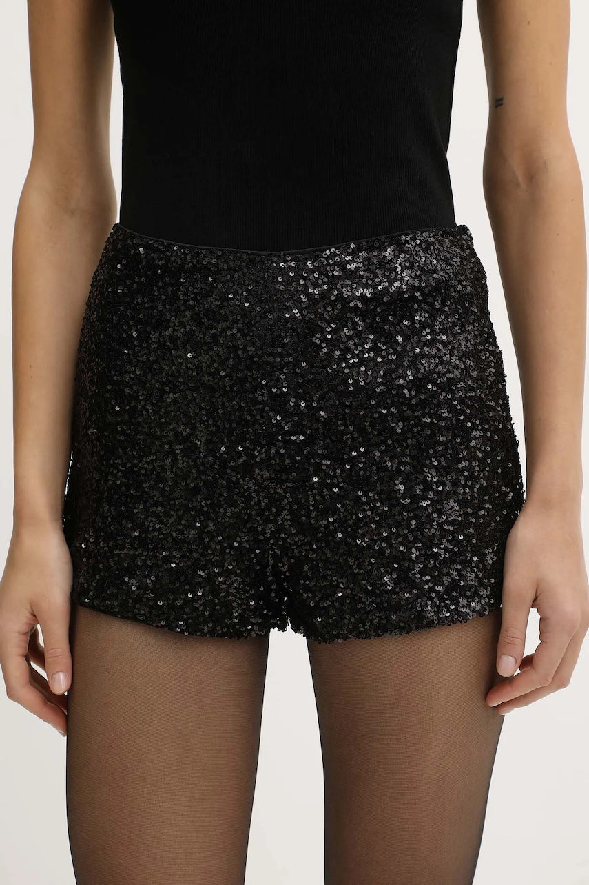 Kratke hlače Never Fully Dressed črna barva, NFDTR562