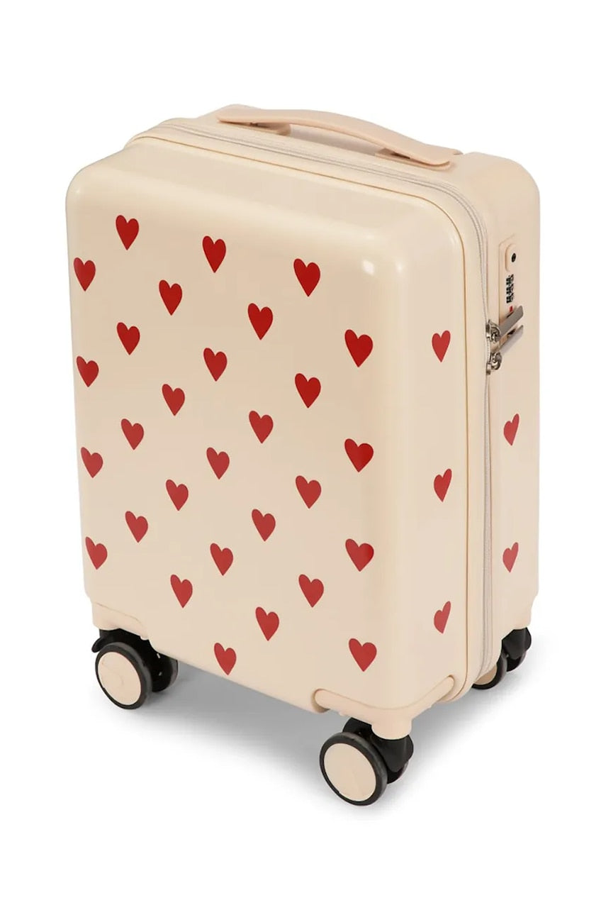 Kofer Konges Sløjd TRAVEL SUITCASE boja: bež, KS103028