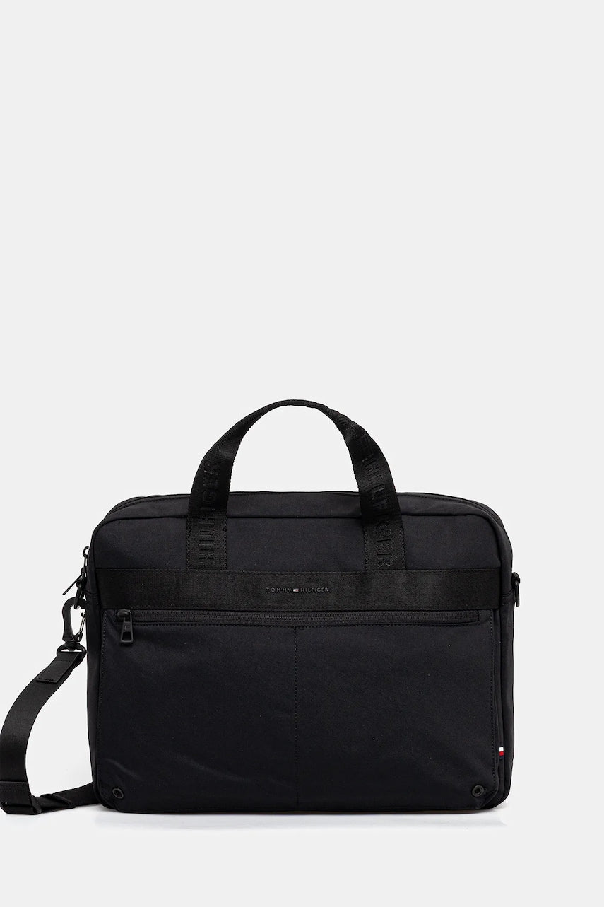 Torba za laptop Tommy Hilfiger boja: crna, AM0AM13612