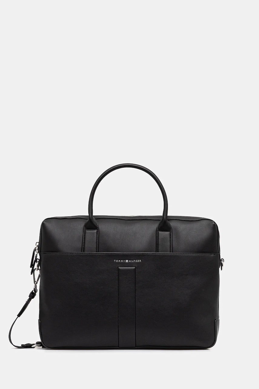 Torba za laptop Tommy Hilfiger boja: crna, AM0AM13655