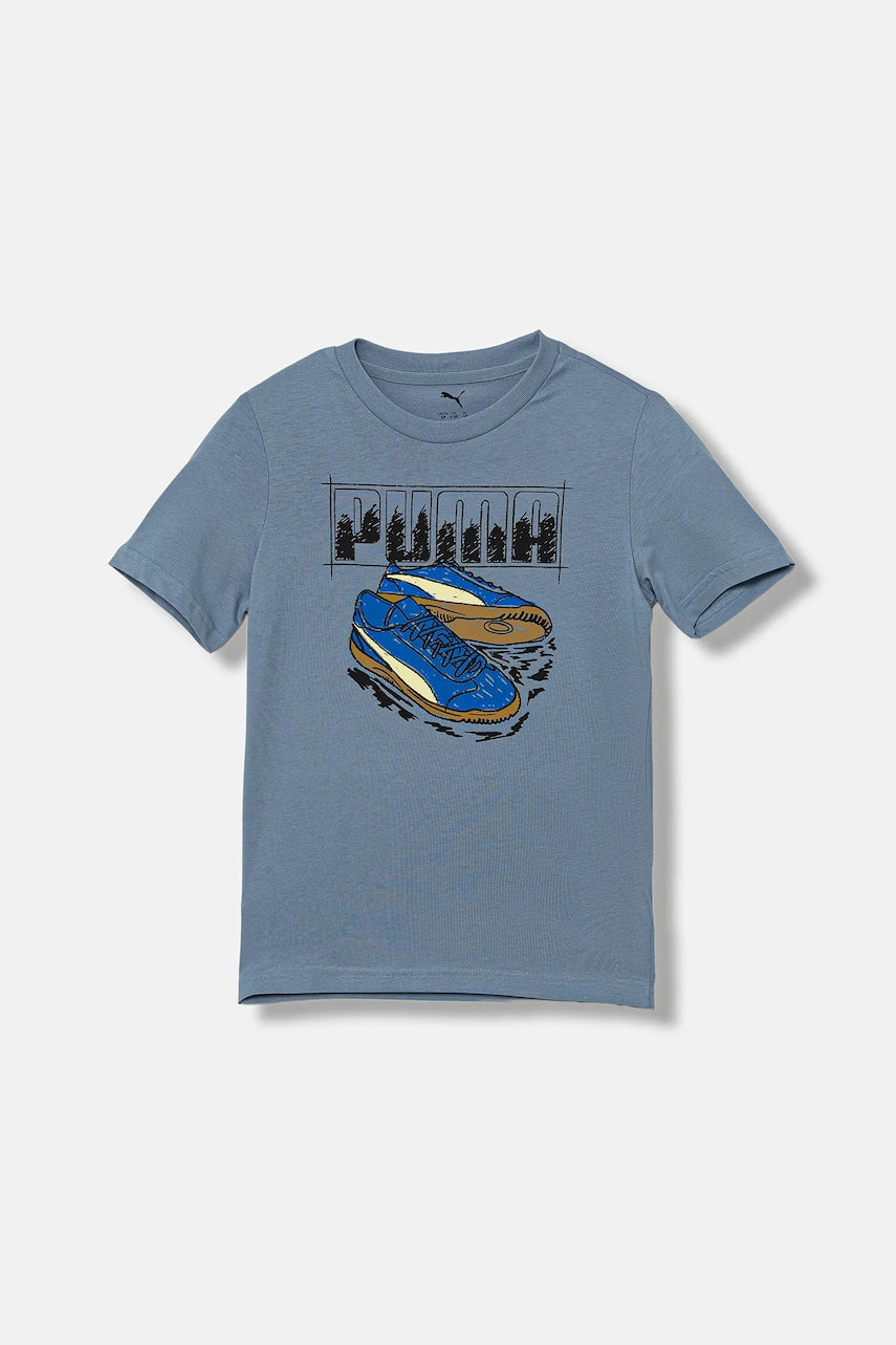 Otroška bombažna kratka majica Puma GRAPHIC Sneaker Tee B 689939