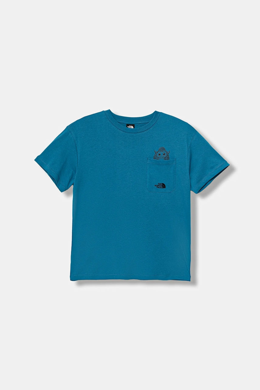 Otroška bombažna kratka majica The North Face B SPORTS OVERSIZED POCKET SS TEE - GRAPH NF0A8EAKBOM1