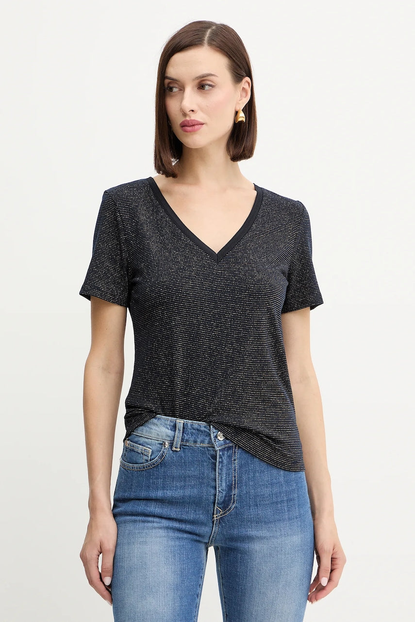 Majica kratkih rukava Morgan za žene, boja: tamno plava, DOLLY