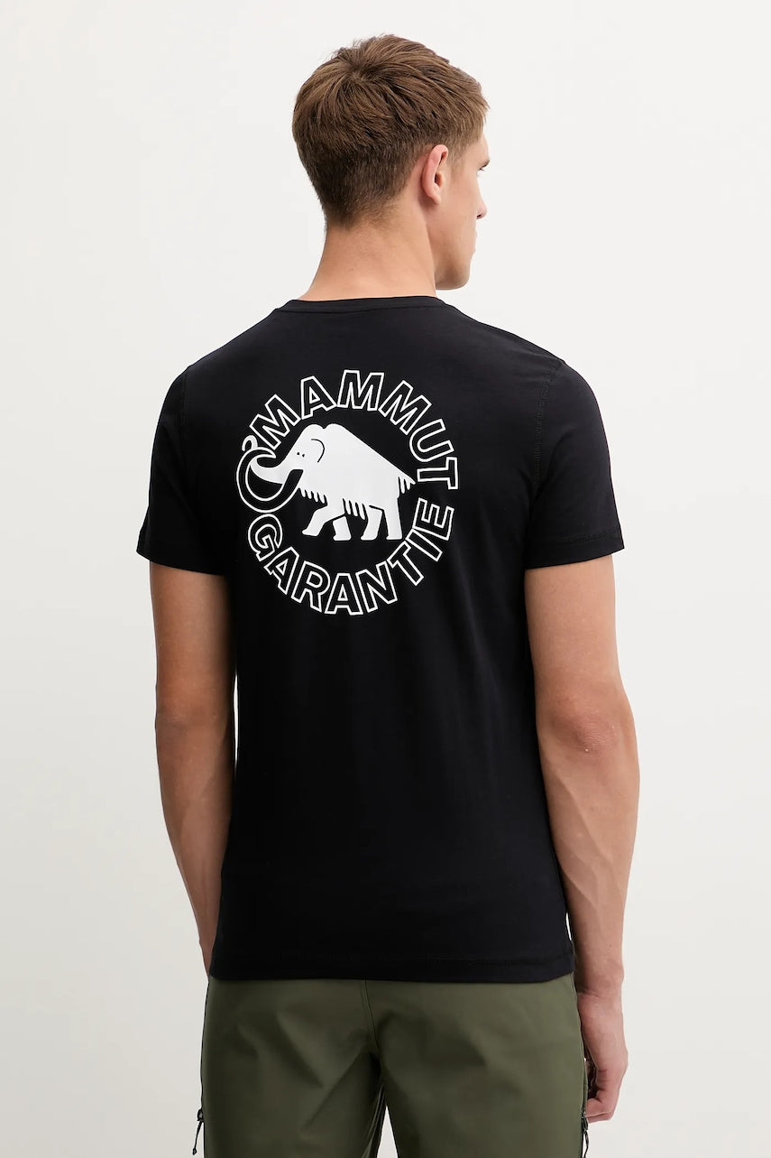 Sportska majica kratkih rukava Mammut boja: crna, s tiskom, 1017.05892