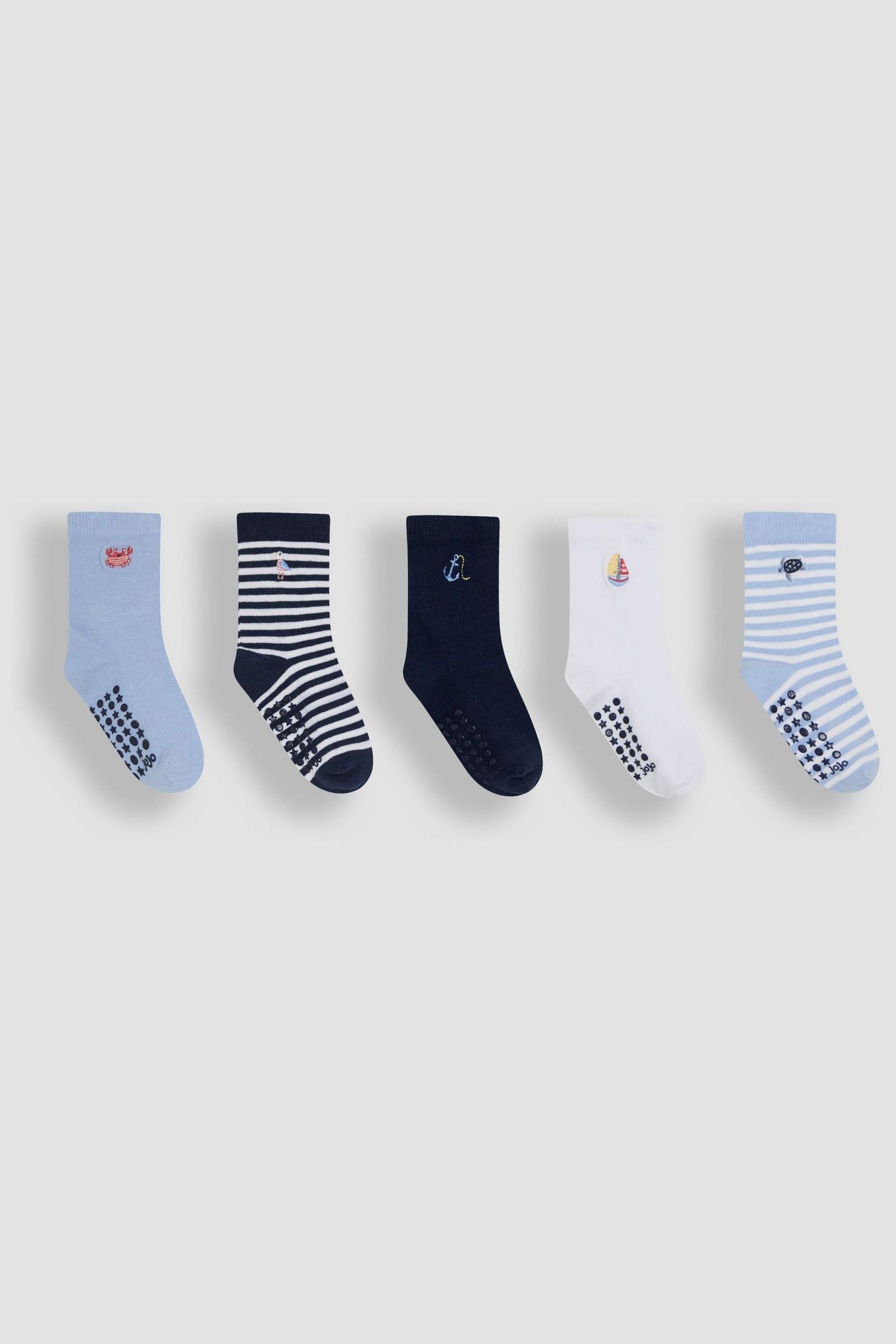 Blue 5-Pack Socks 2-4 Yrs
