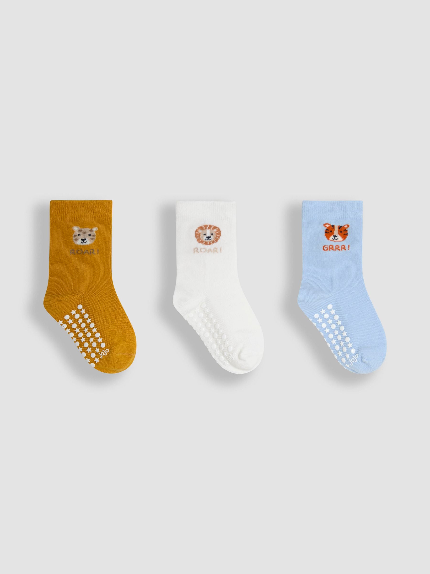 Yellow 3-Pack Printed Socks 2-4 Yrs