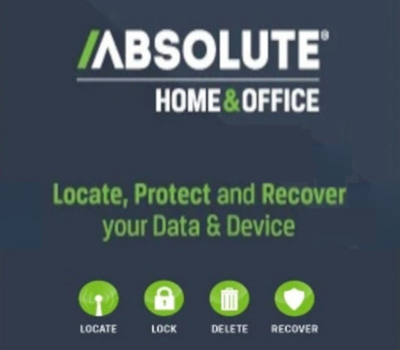Absolute Standard Home & Office (Locate, Protect and Recover your Data & Device) Key (1 Year - 1 Device)