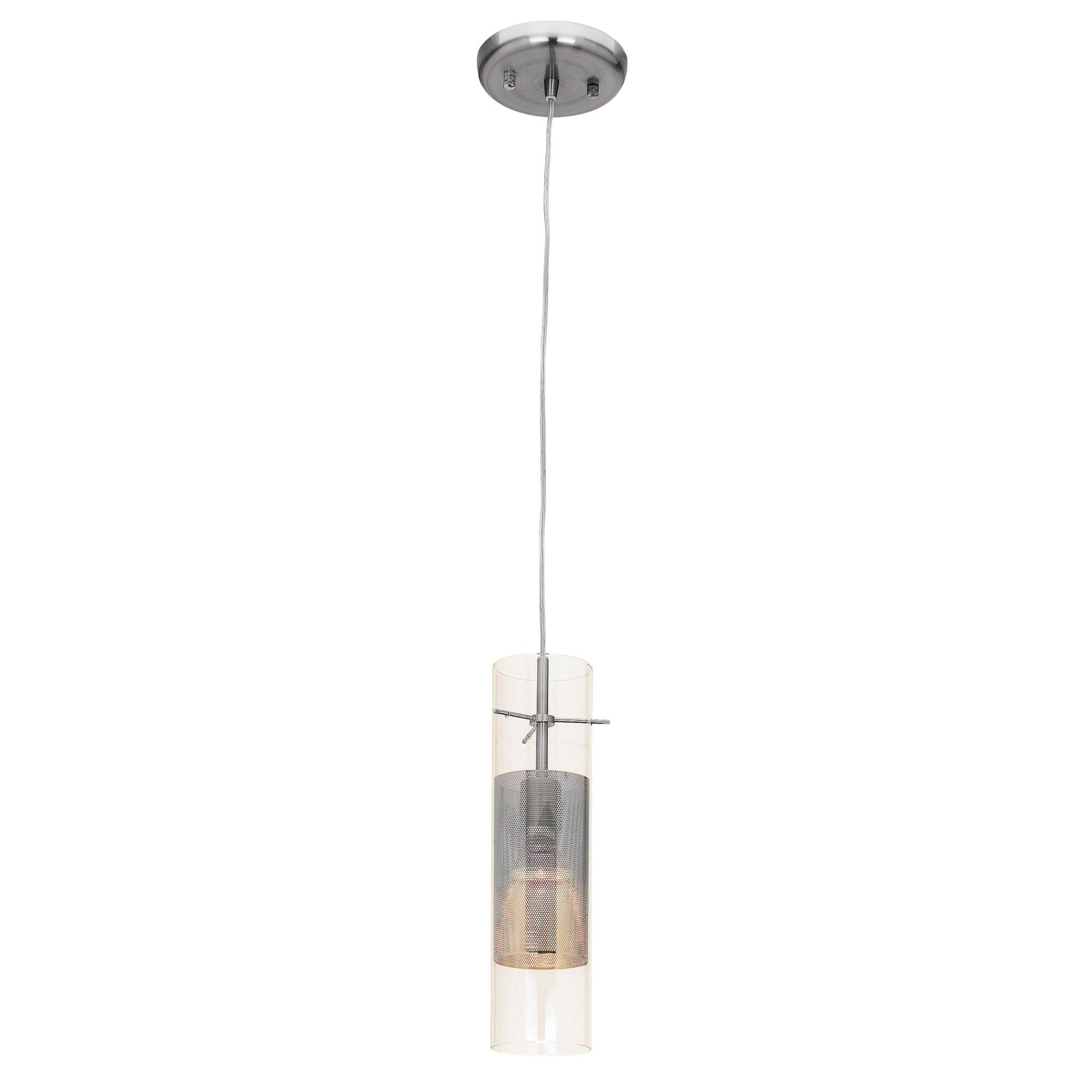 Access Lighting Spartan 4 Inch Mini Pendant Spartan - 50525-BS-CLM - Modern Contemporary