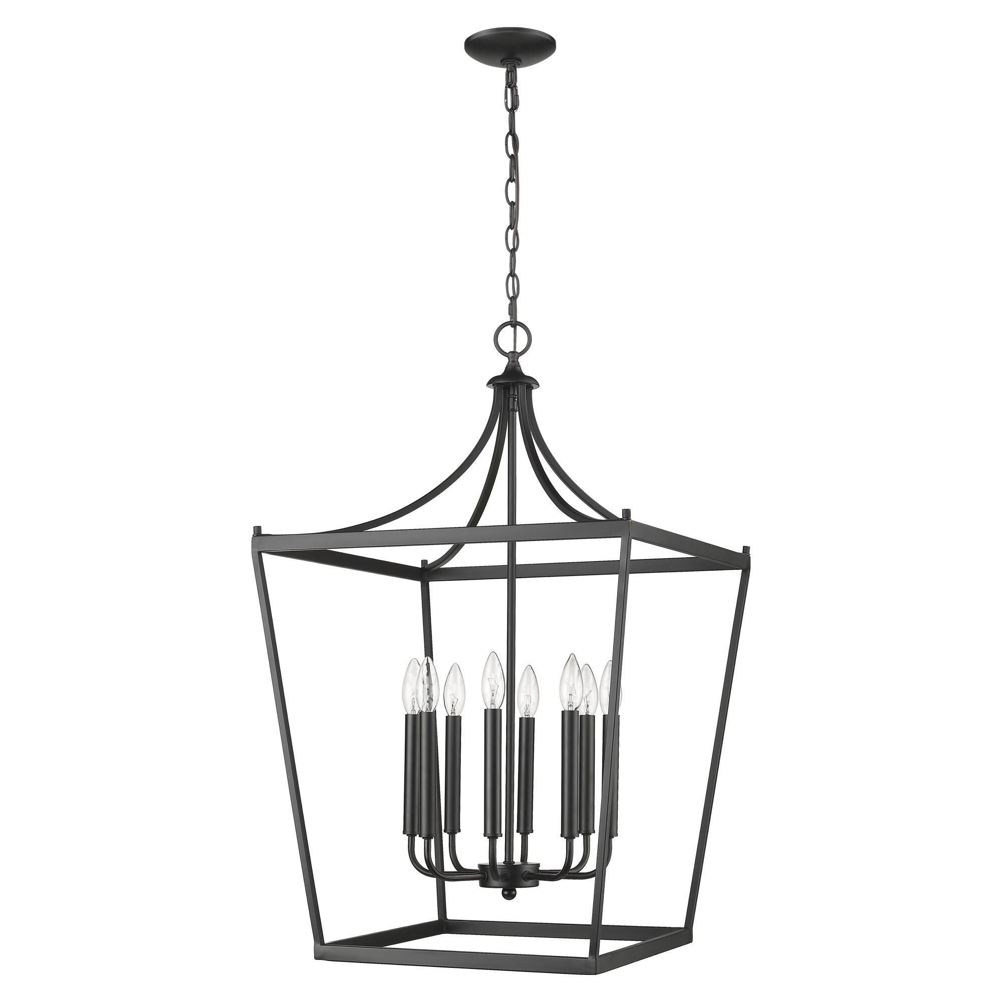 Acclaim Lighting Kennedy 20 Inch Cage Pendant Kennedy - IN11135BK - Transitional