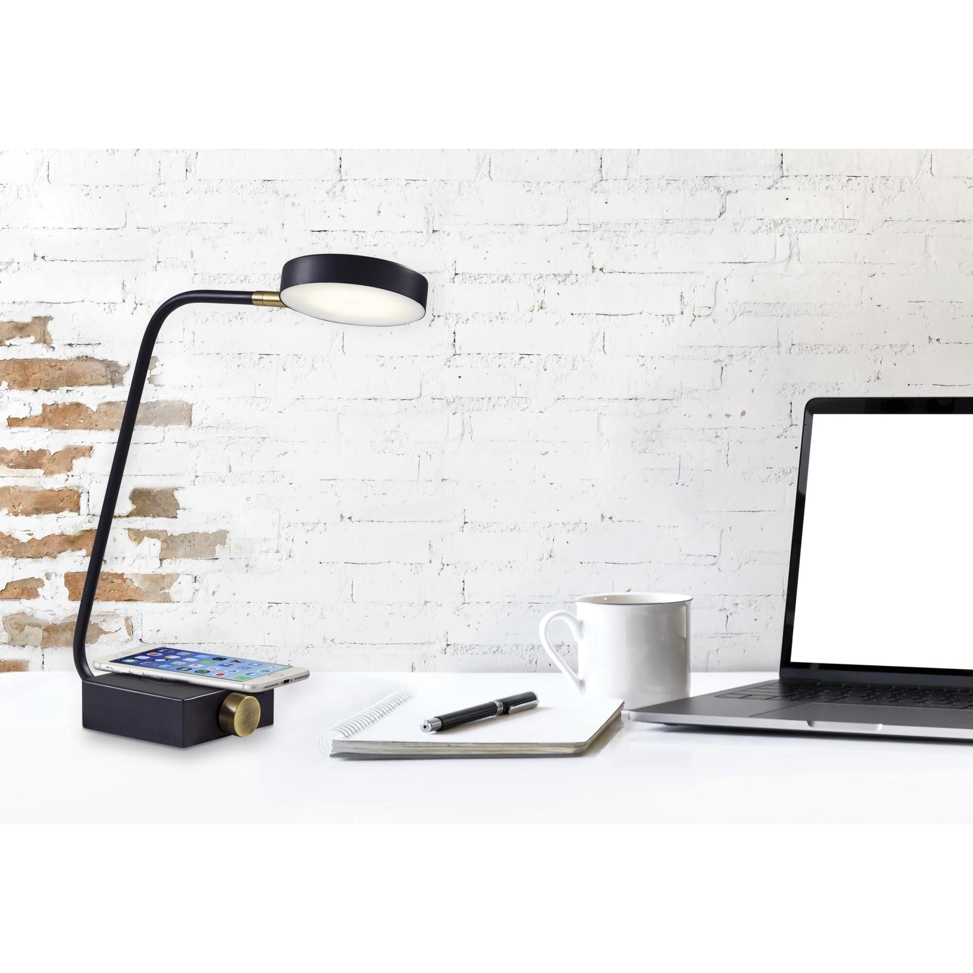 Adesso Conrad 19 Inch Desk Lamp Conrad - 3618-01 - Mid-Century Modern