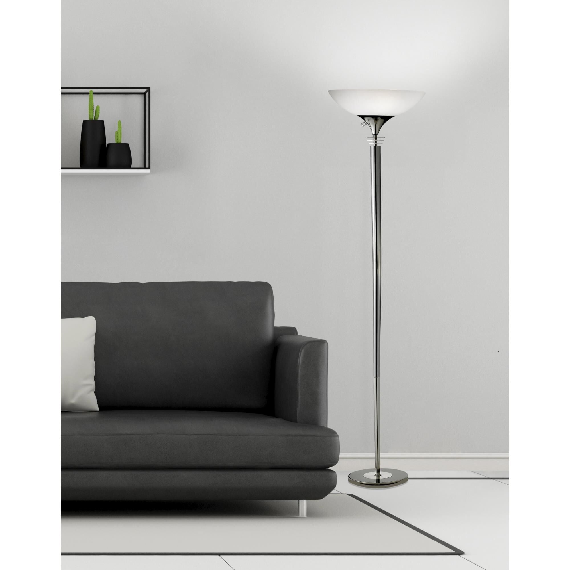 Adesso Metropolis 71 Inch Torchiere Lamp Metropolis - 5120-01 - Art Deco