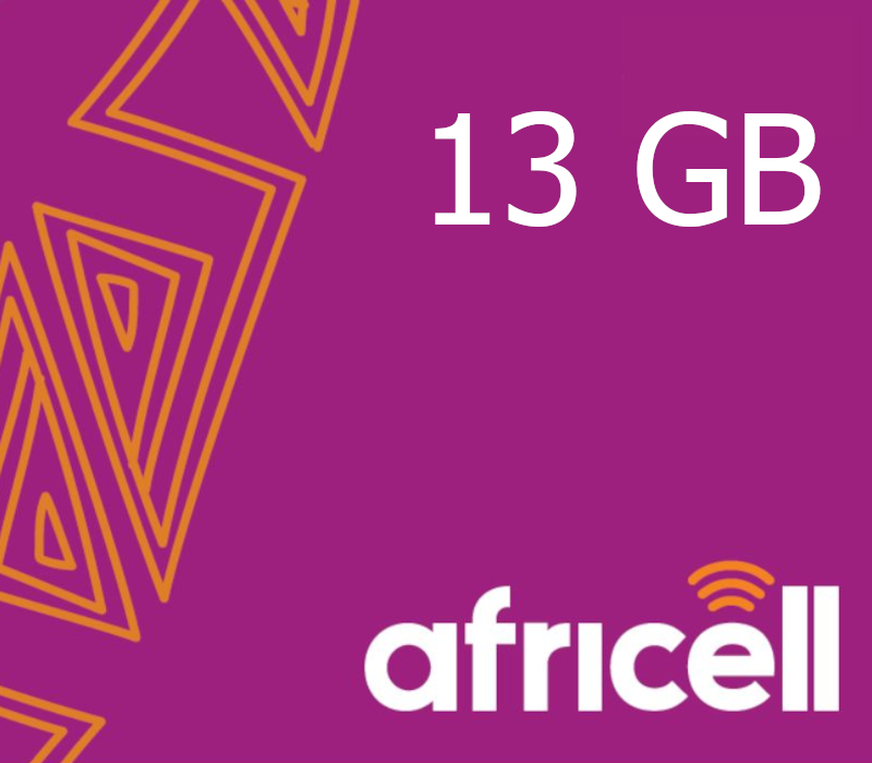 Africell 13 GB Data Mobile Top-up GM