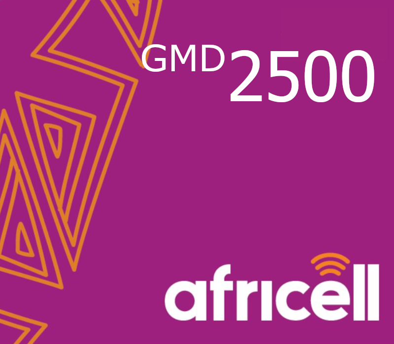 Africell 2500 GMD Mobile Top-up GM