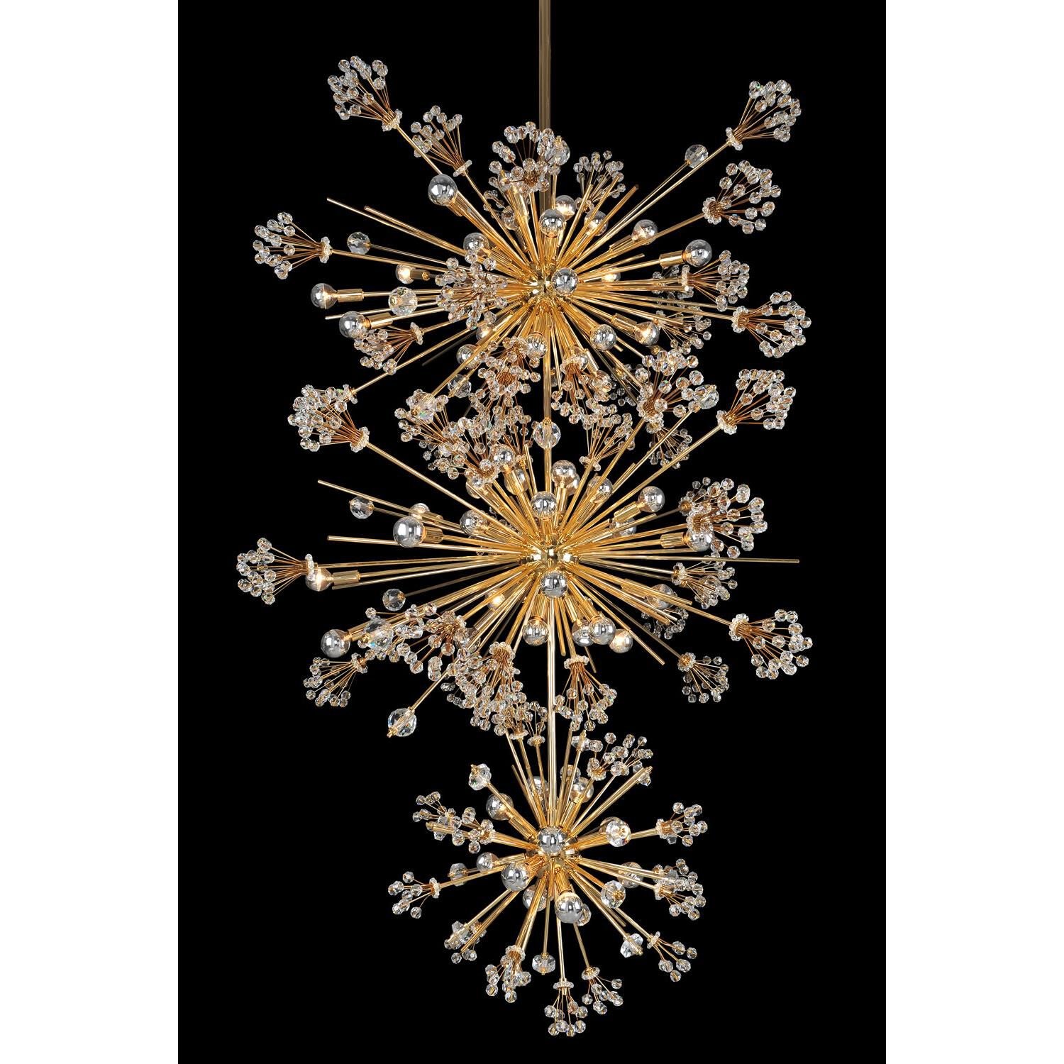 Allegri Constellation 36 Inch Cage Pendant Constellation - 11639-010-FR001 - Alabaster