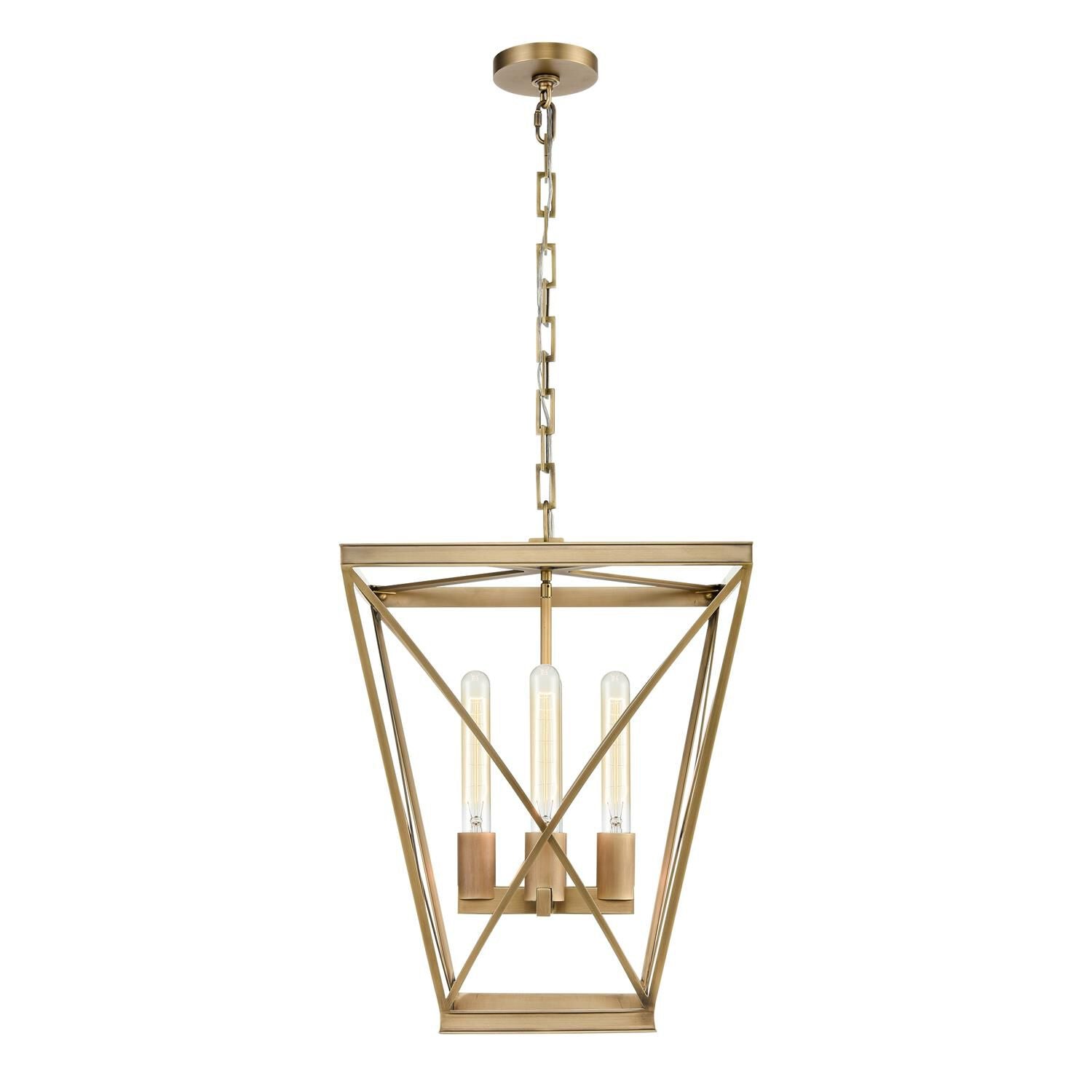 Alora Lighting Lattice 16 Inch Cage Pendant Lattice - PD309616VB - Transitional